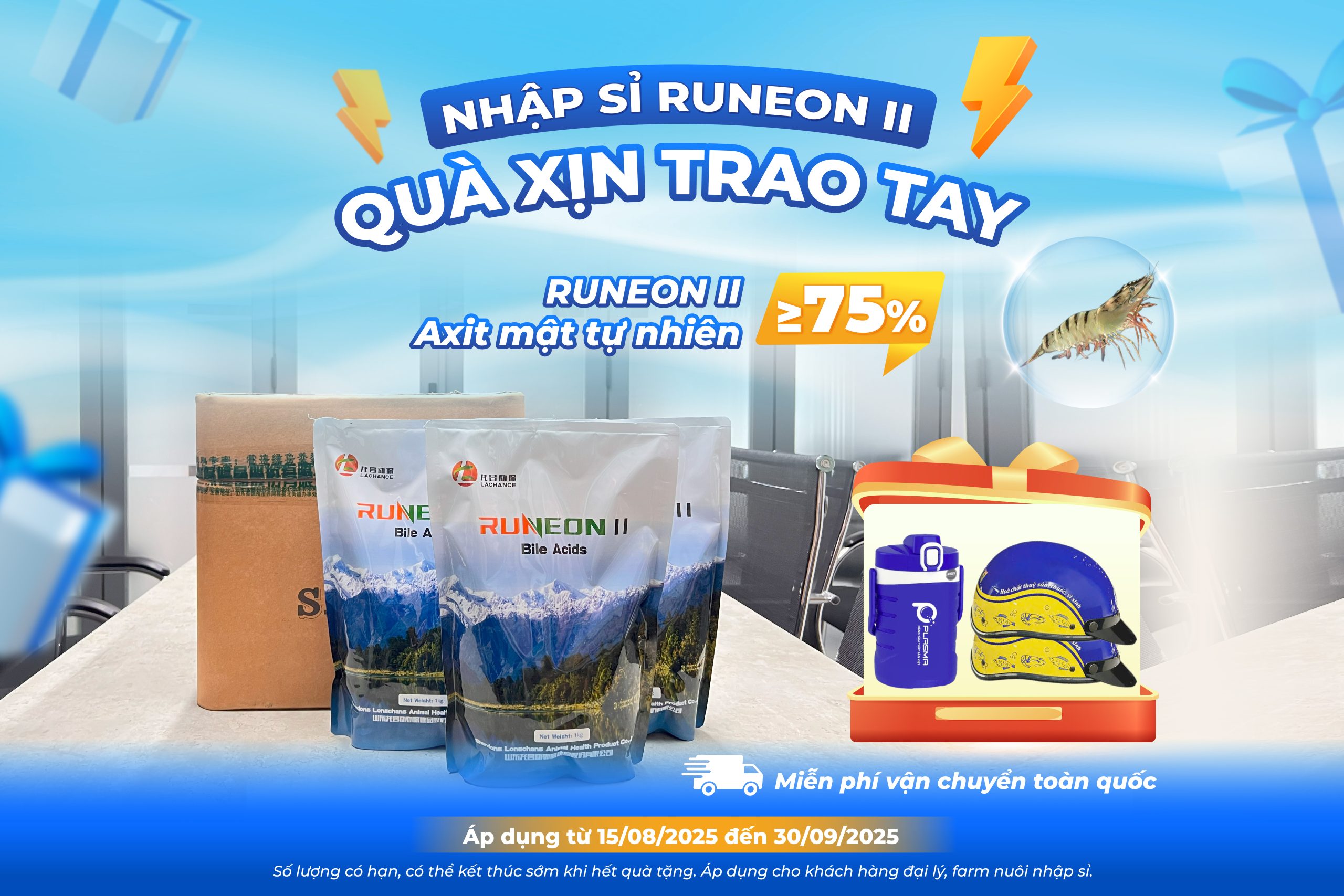 Mua sỉ Axit mật RUNEON II nhận quà tặng cực hấp dẫn