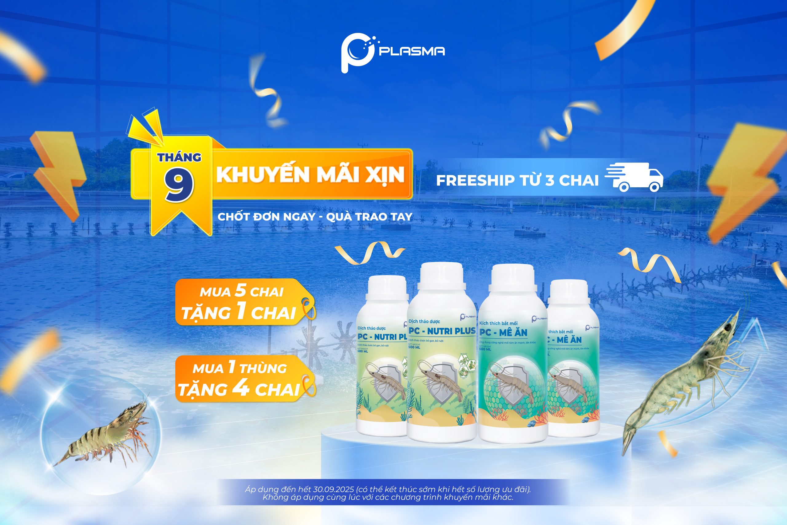 CTKM Tháng 09 - Chốt đơn ngay - Quà trao tay