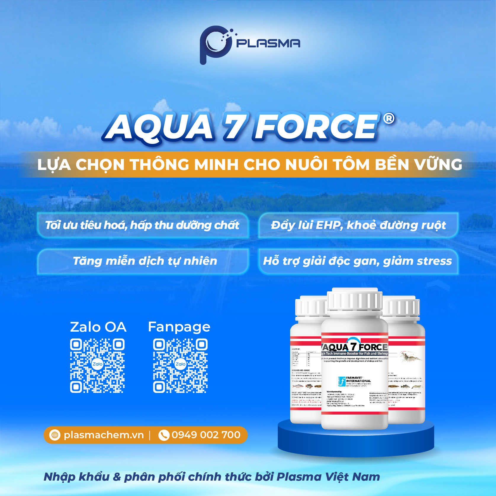 Aqua 7 Force - Lựa chọn thông minh cho nuôi trồng bền vững
