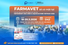 FARMAVET SẼ CÓ MẶT TẠI TRIỂN LÃM QUỐC TẾ CÔNG NGHỆ NGÀNH TÔM VIỆT NAM – VIETSHRIMP 2026