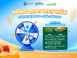 VÒNG QUAY MAY MẮN – NHẬN QUÀ CỰC CHẤT TẠI GIAN HÀNG PLASMA B31 – VIETAGROS 2026